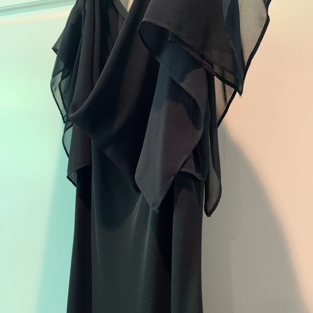 Black formal dress, size 14 but fits like a 10-12. S. L. Fashions